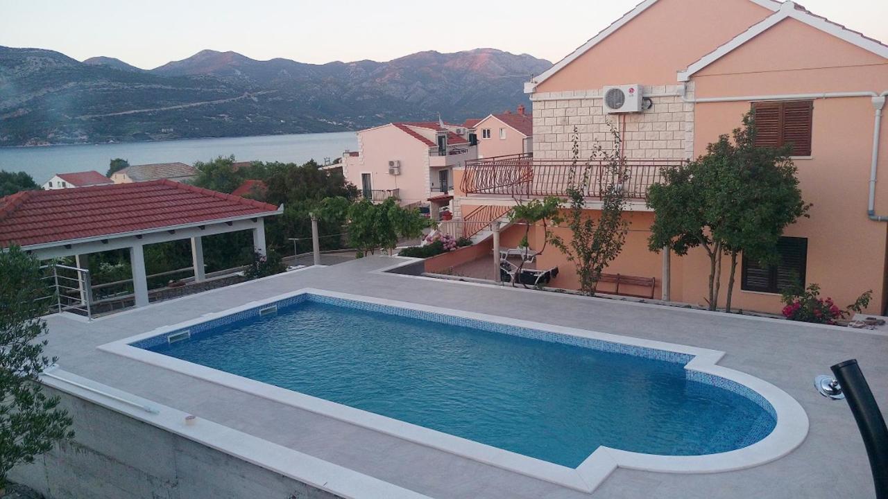 Seaside Apartments With A Swimming Pool Kneza, Korcula - 9269 Račišće エクステリア 写真